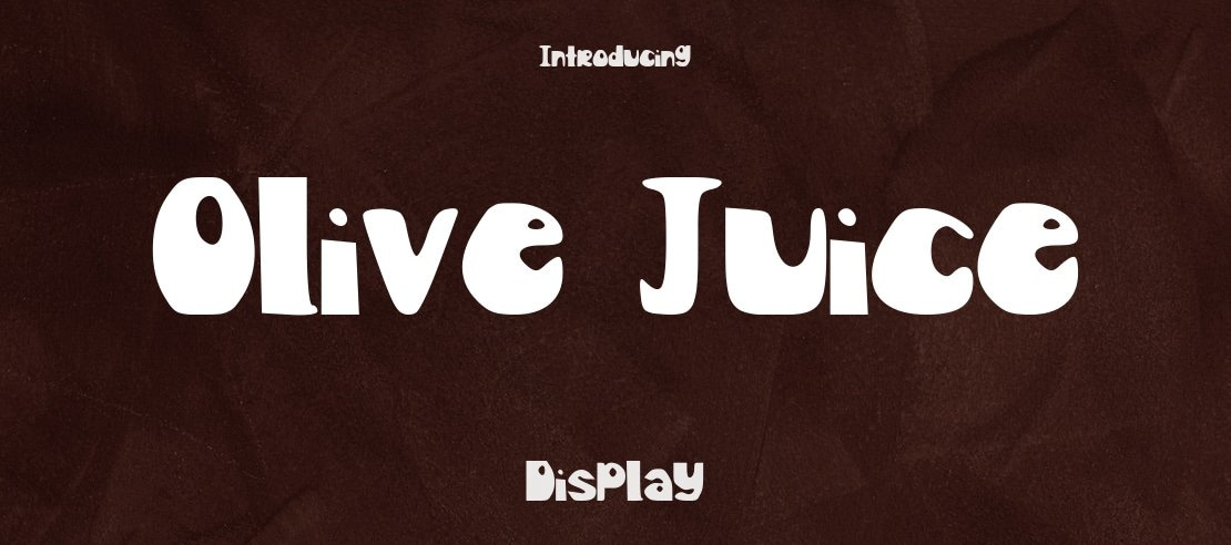 Olive_Juice Font