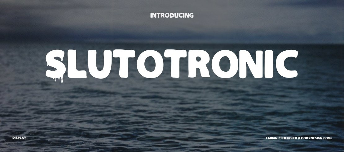 Slutotronic Font