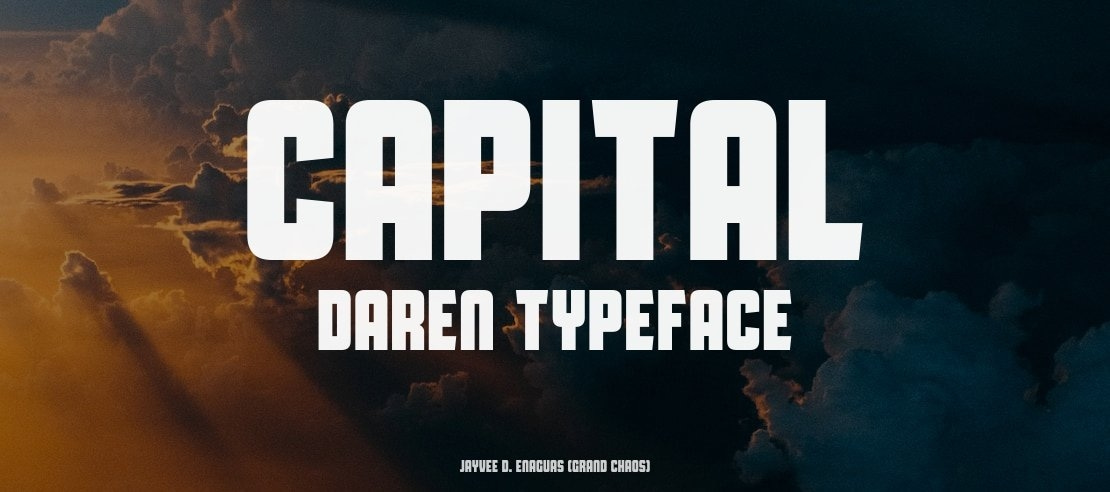 Capital Daren Font Family