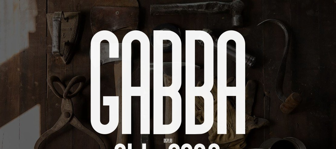 Gabba All Caps Font