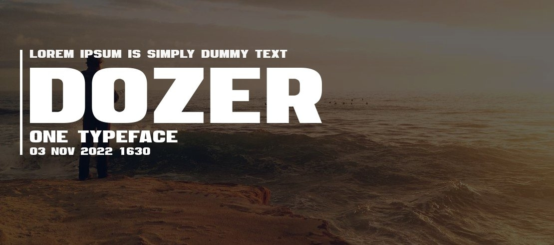 Dozer One Font Family