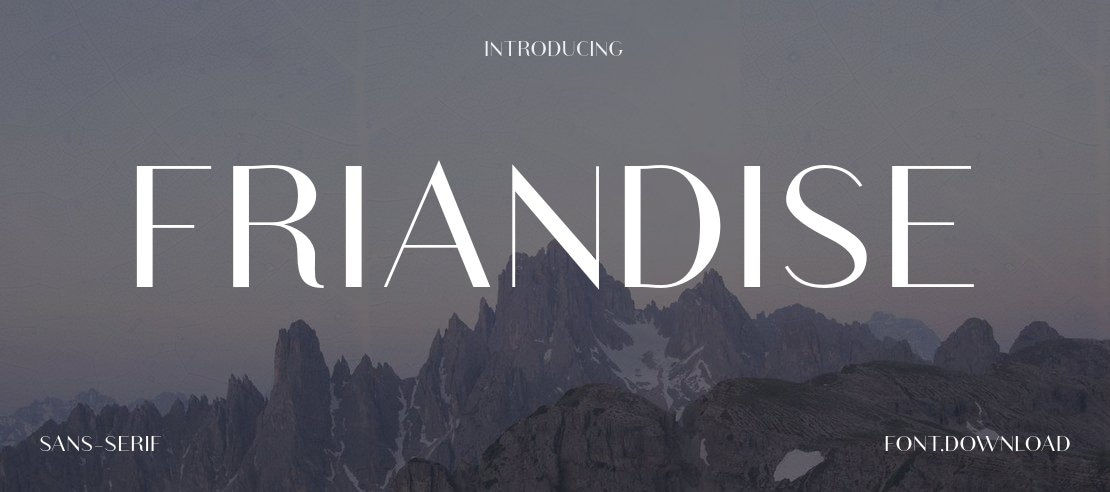 Friandise Font Family