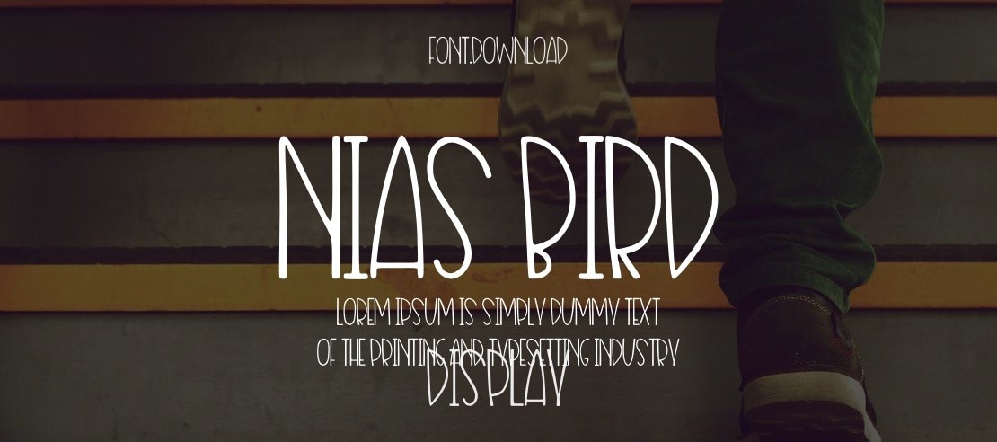 Nias Bird Font