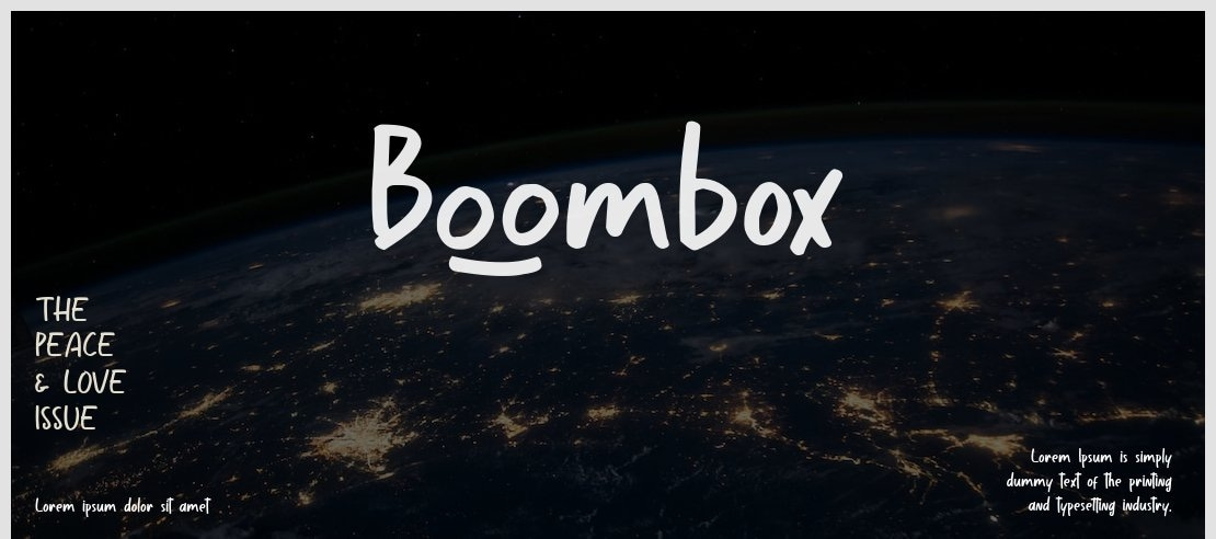 Boombox Font