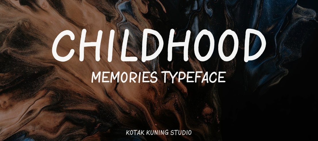 Childhood Memories Font