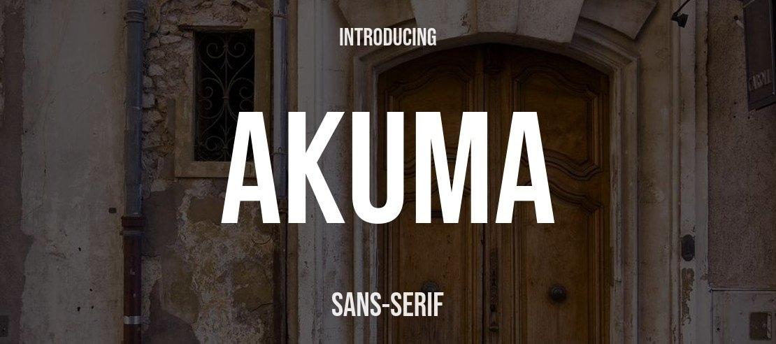 Akuma Font