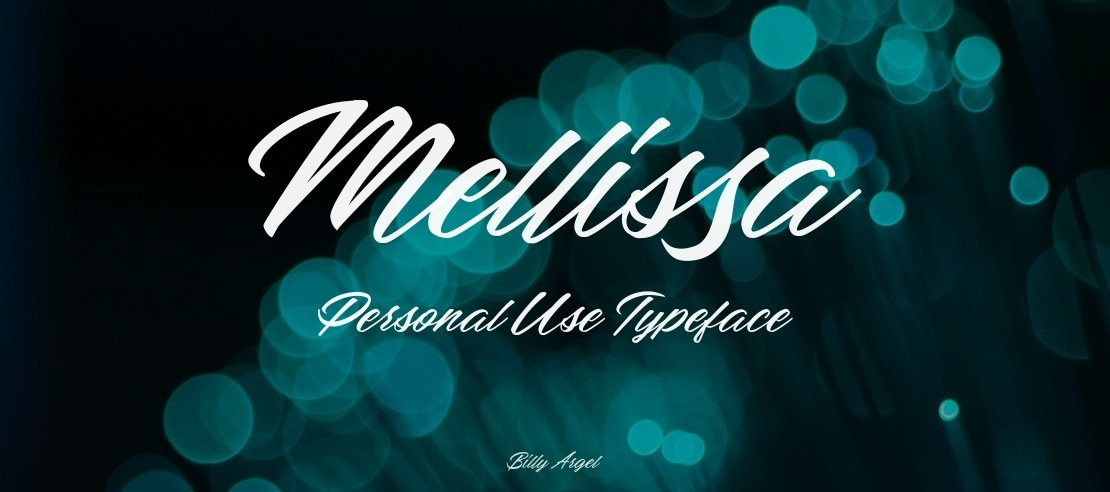 Mellissa Personal Use Font Family