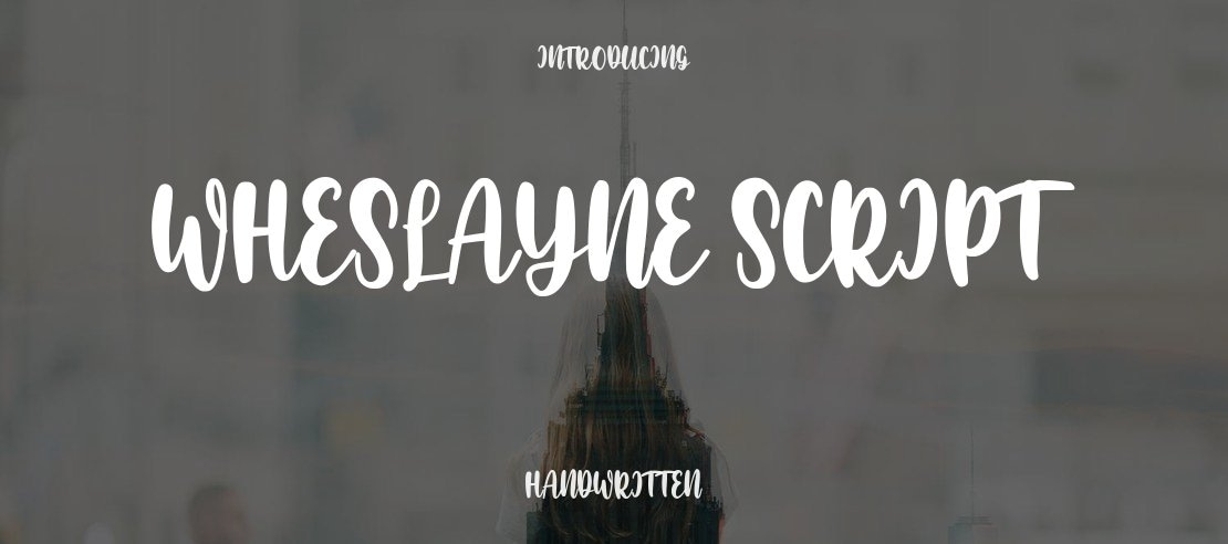 Wheslayne Script Font