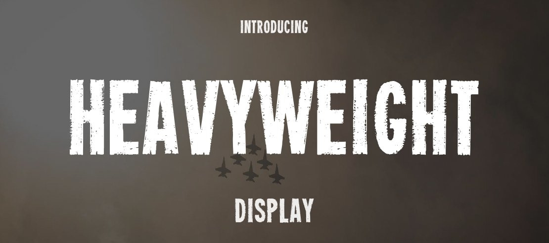 Heavyweight Font