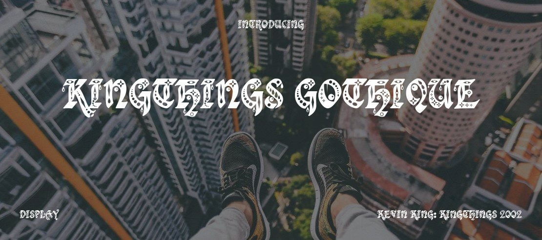 Kingthings Gothique Font