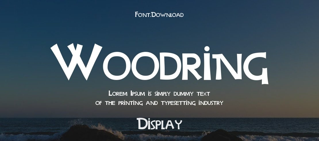 Woodring Font