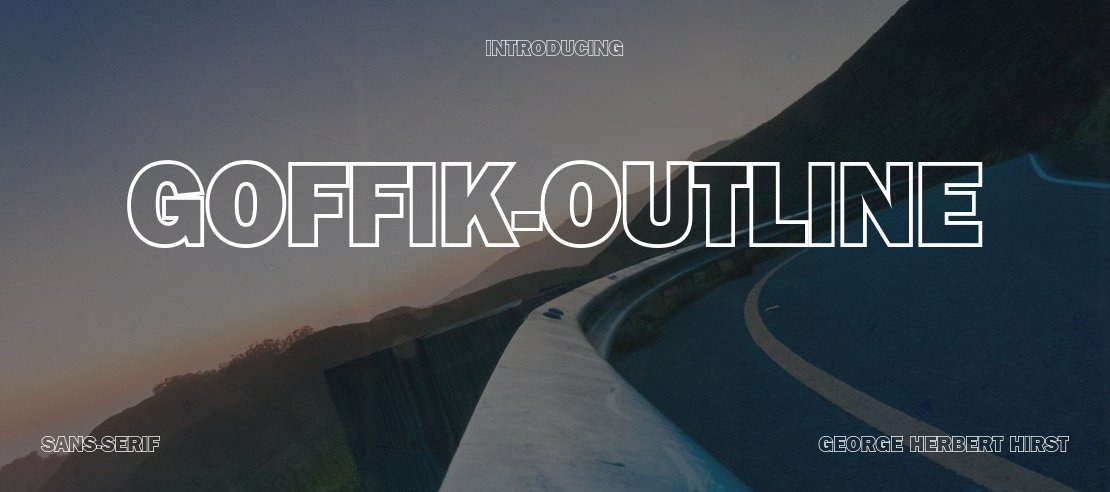 Goffik-Outline Font