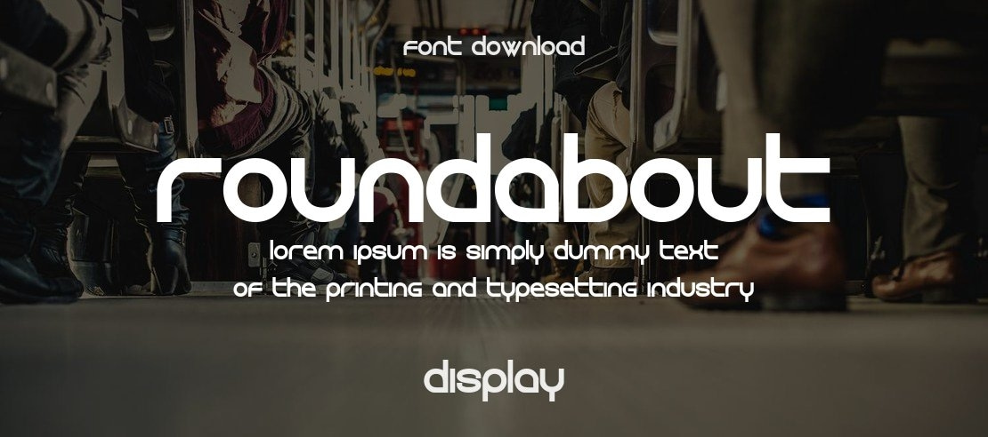 roundabout Font