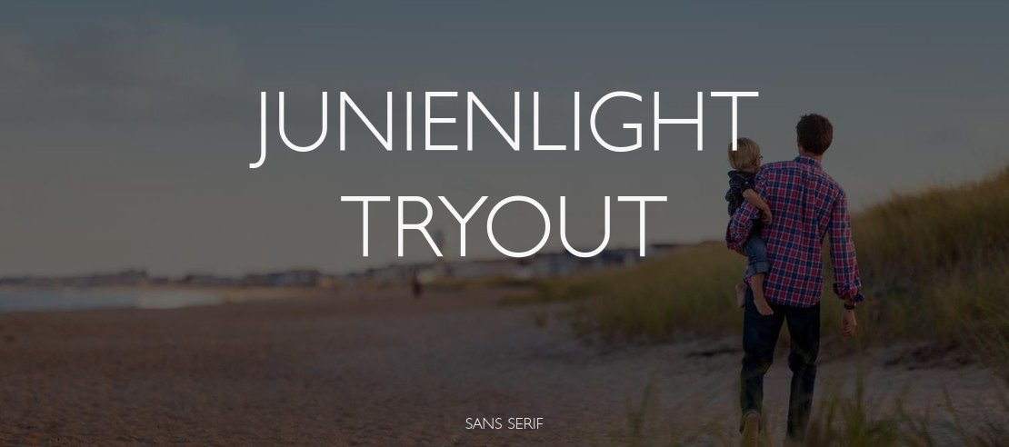 JunienLight Tryout Font