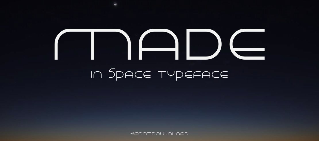 Made in Space Font