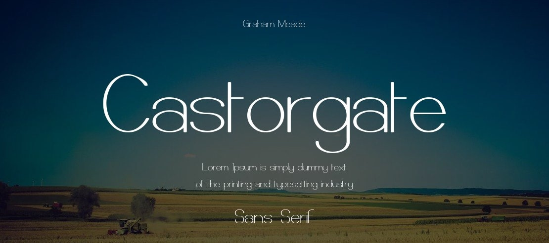 Castorgate Font