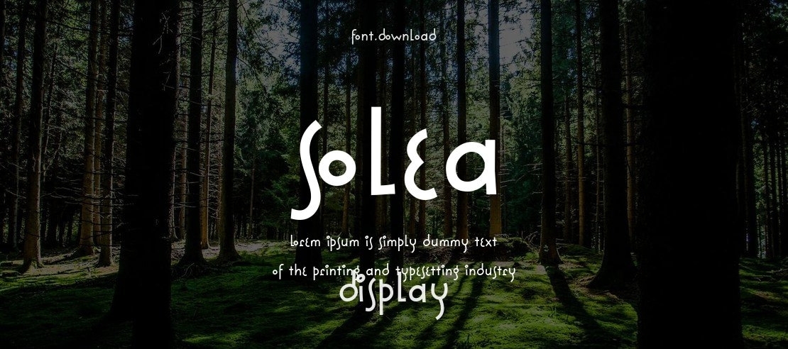 Solea Font Family