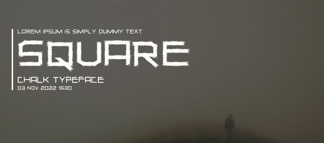 Square Chalk Font