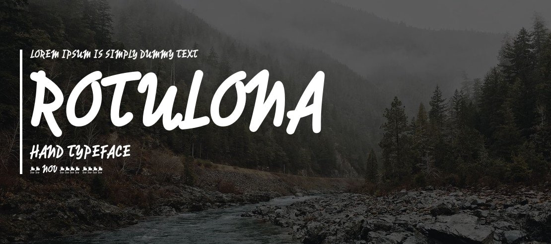 Rotulona Hand Font