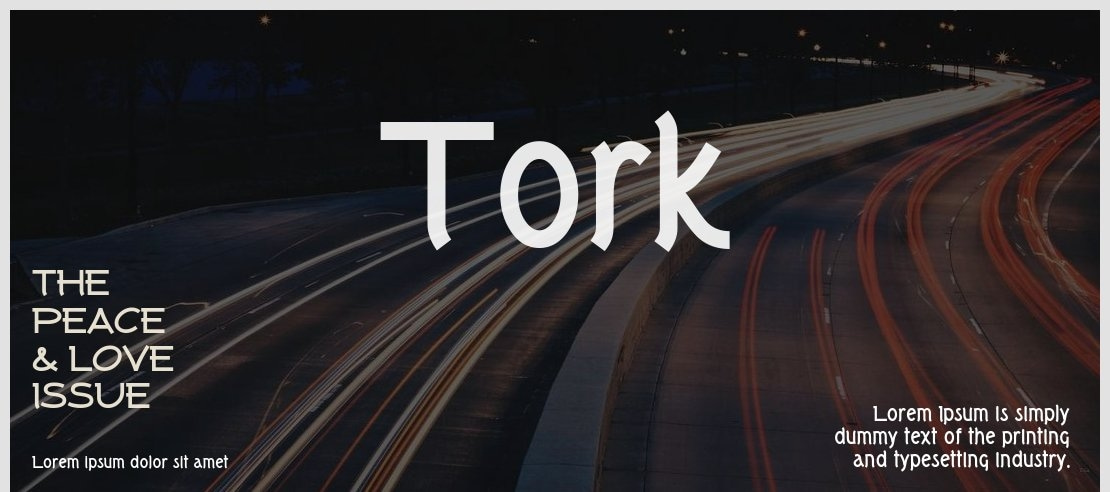 Tork Font