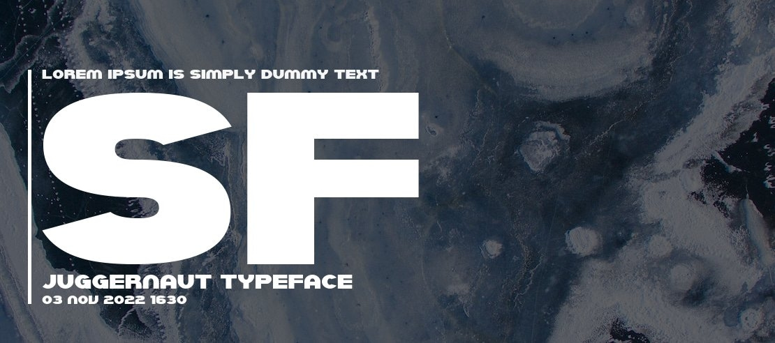 SF Juggernaut Font