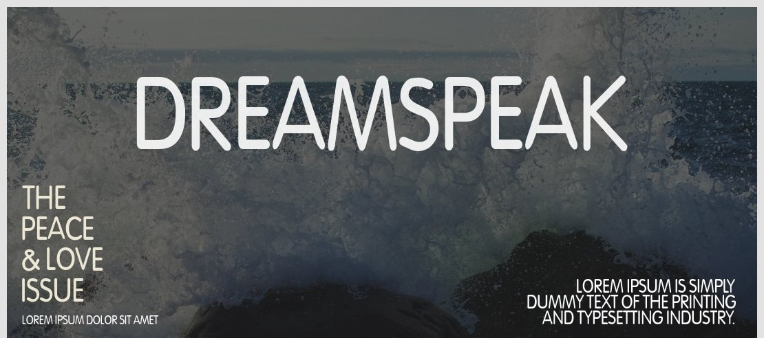 Dreamspeak Font