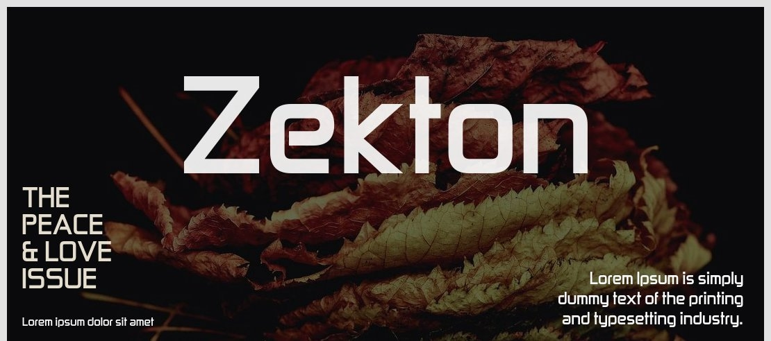 Zekton Font