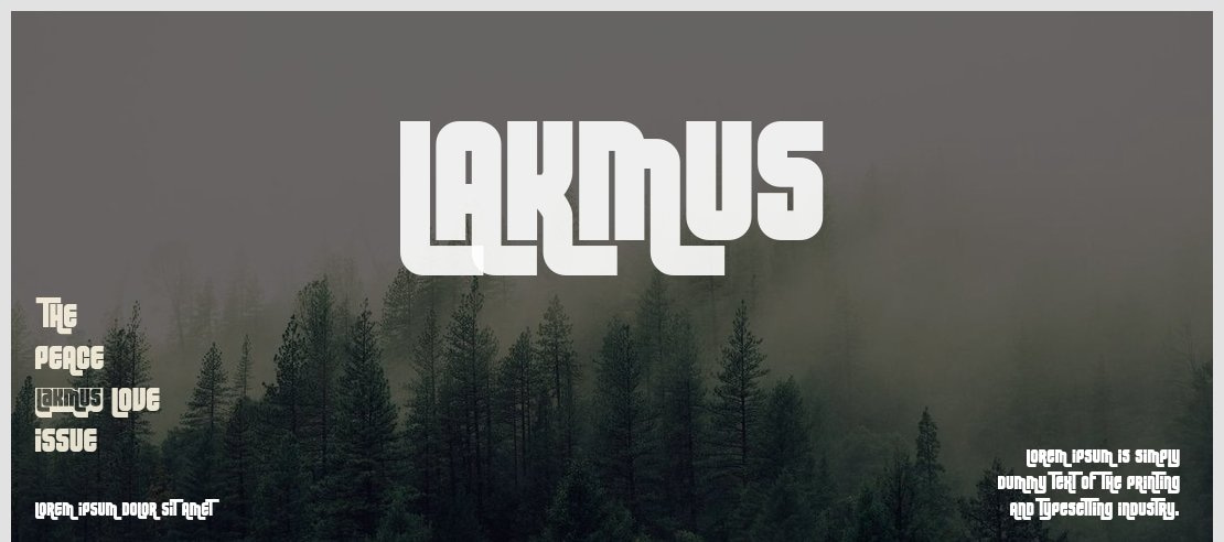 Lakmus Font