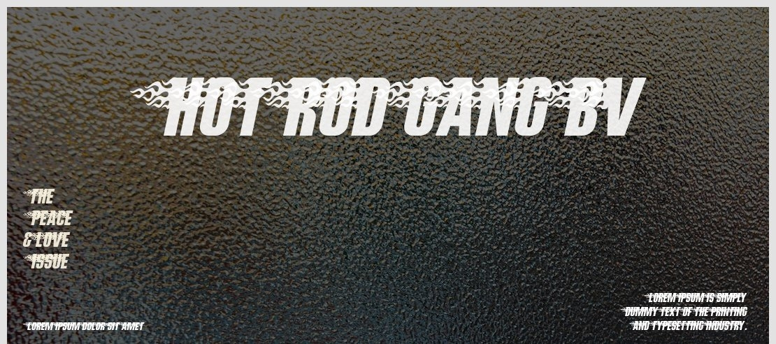 Hot Rod Gang BV Font