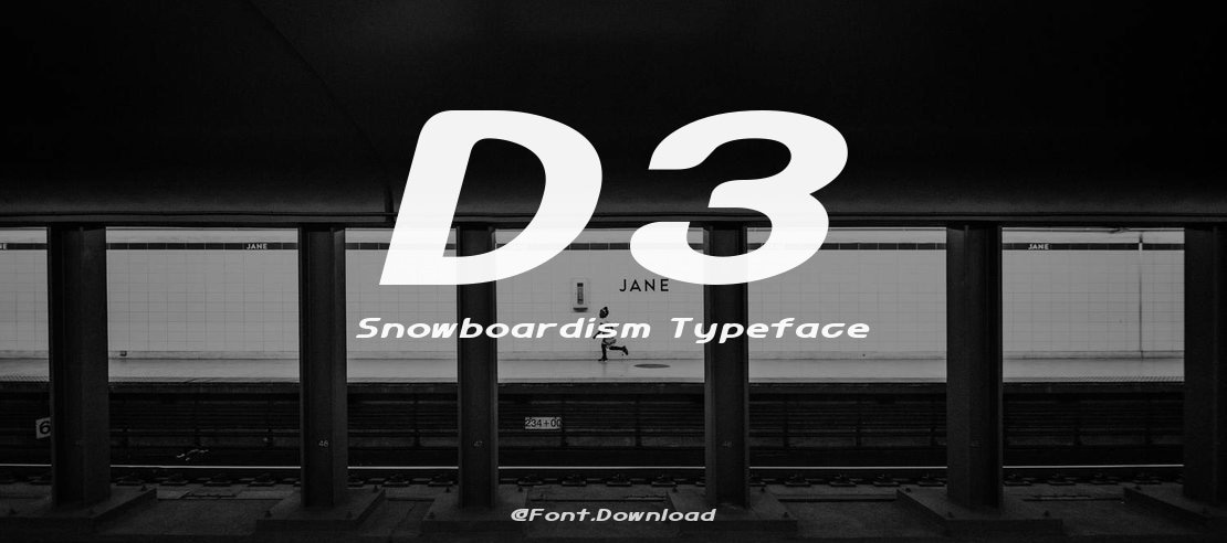 D3 Snowboardism Font