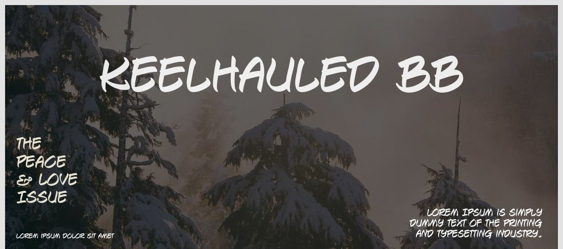 Keelhauled BB Font Family