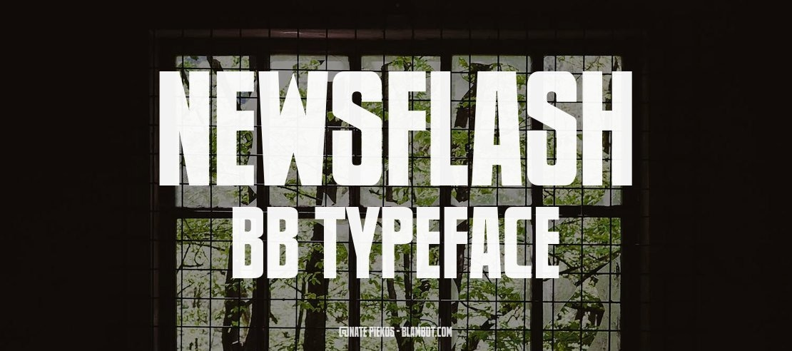 Newsflash BB Font