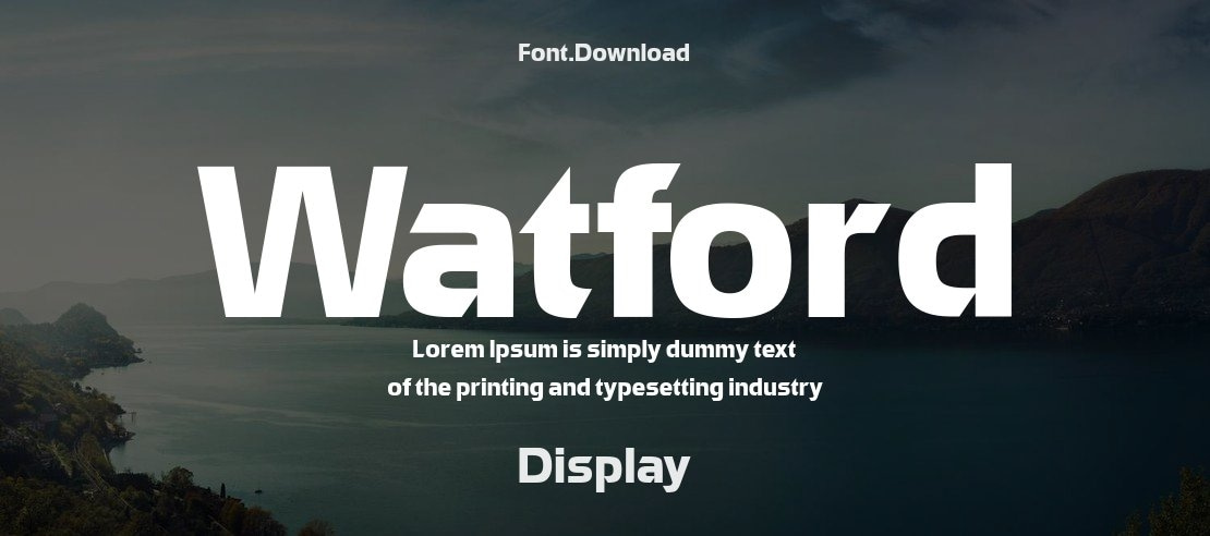Watford Font
