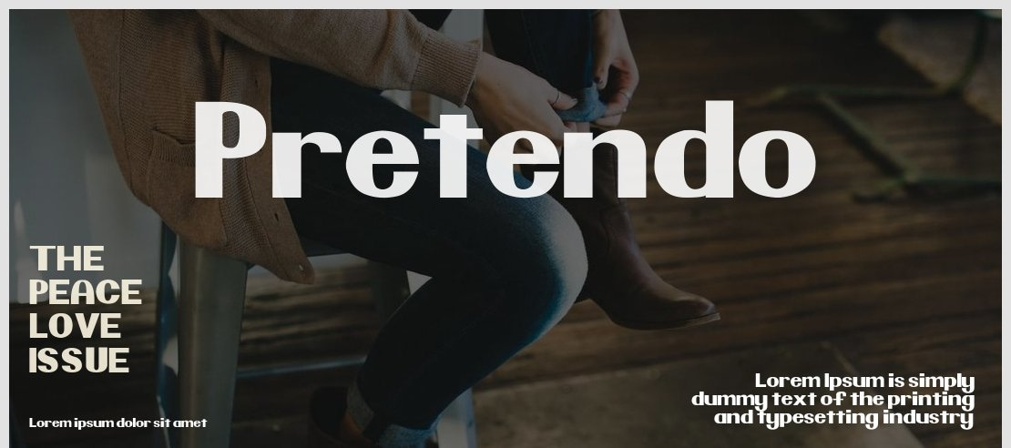 Pretendo Font
