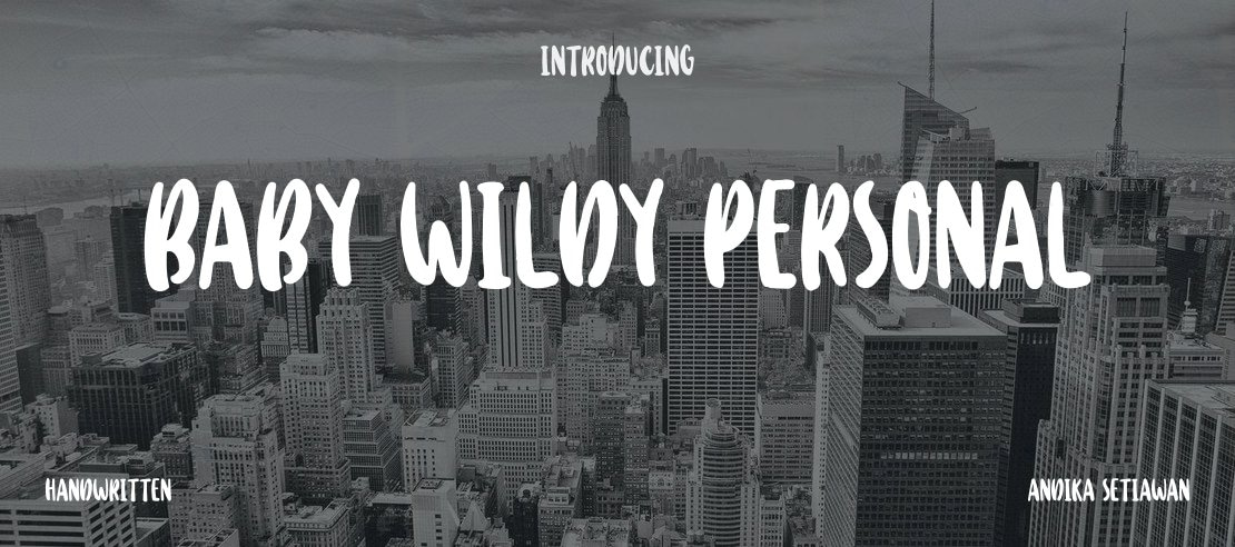 Baby Wildy Personal Font