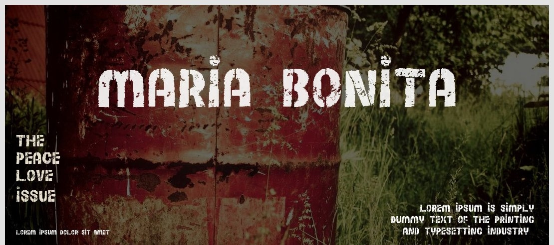 MARIA BONITA Font