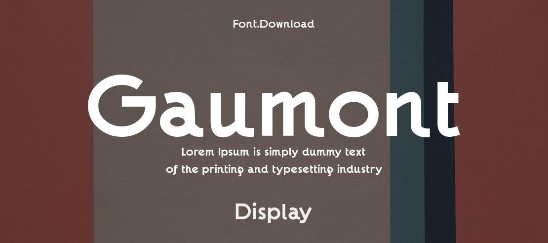 Gaumont Font