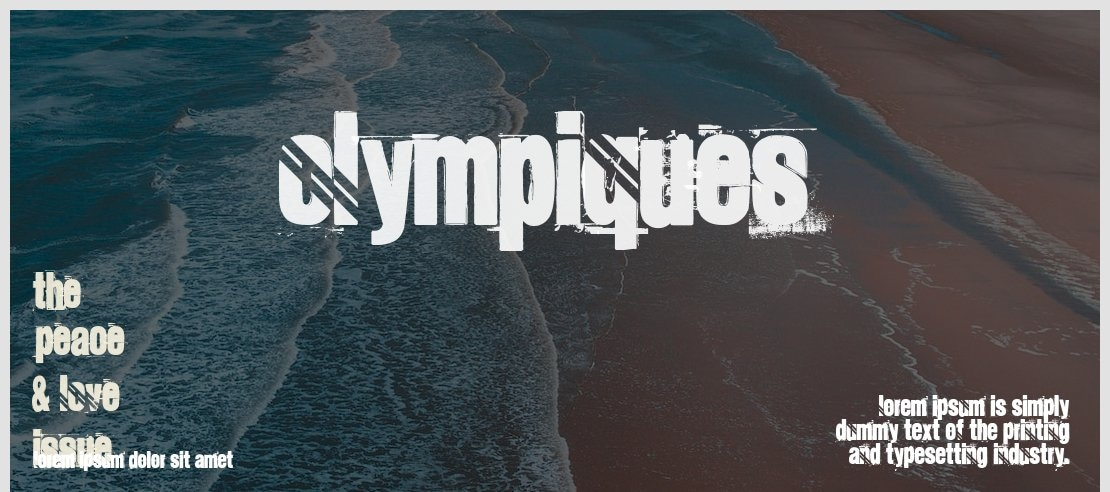 OLYMPIQUES Font