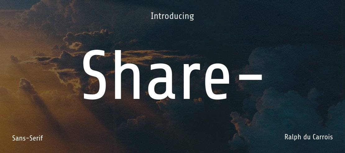 Share- Font