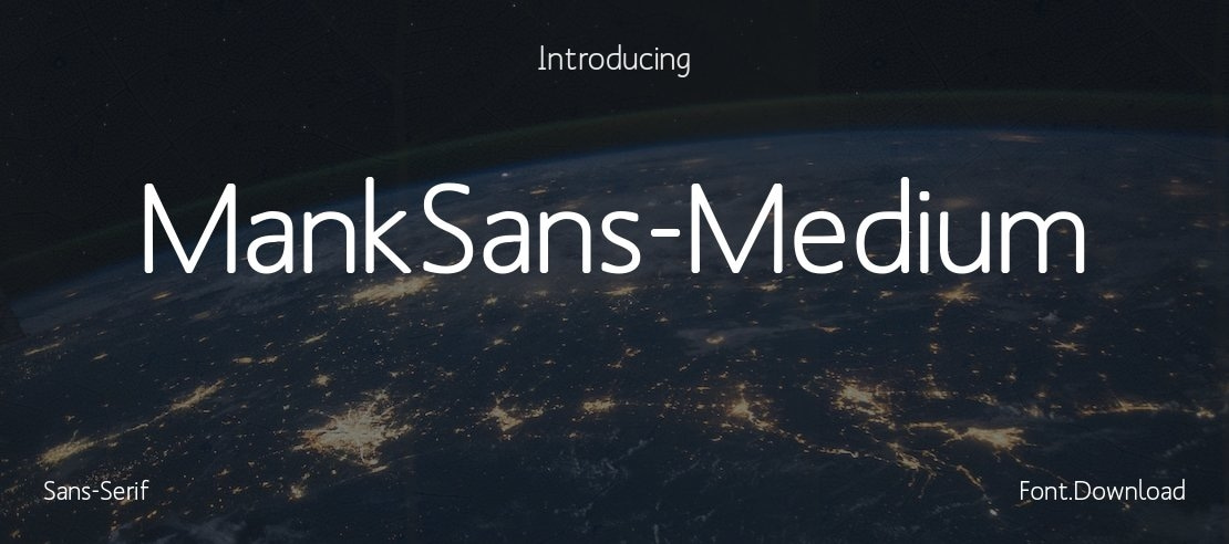 MankSans-Medium Font Family