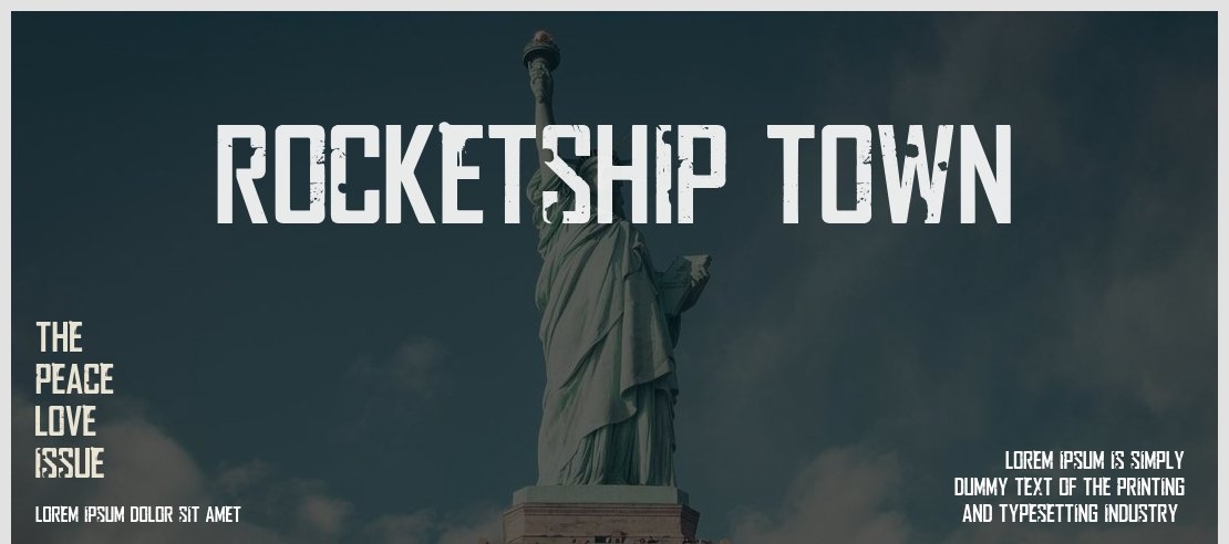 Rocketship Town Font