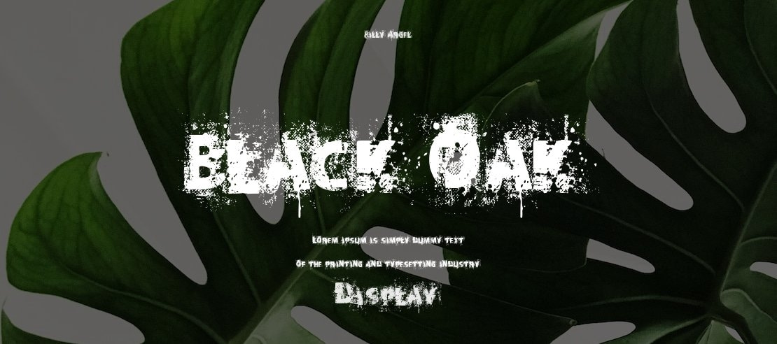 Black Oak Font
