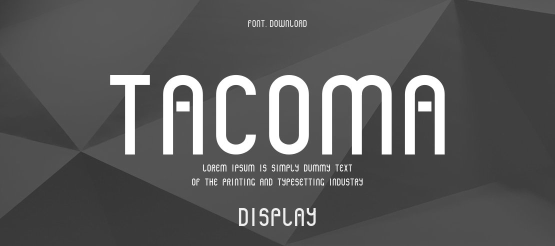 Tacoma Font