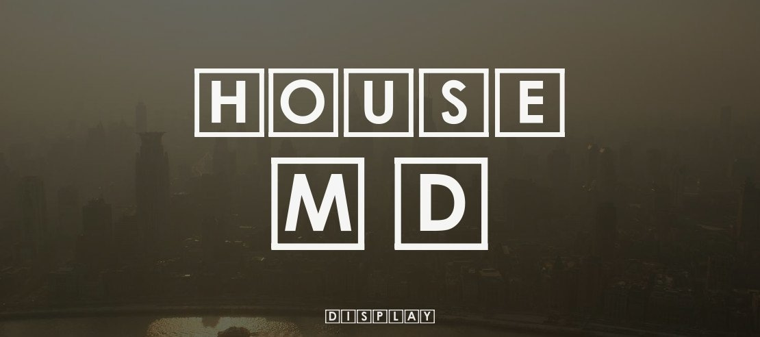House M.D. Font