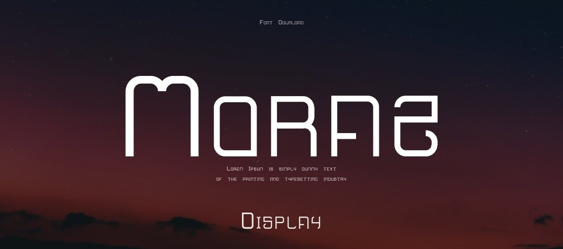 Moraz Font