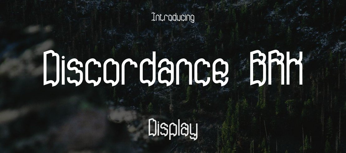 Discordance BRK Font