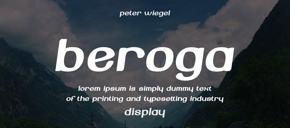 Beroga Font Family
