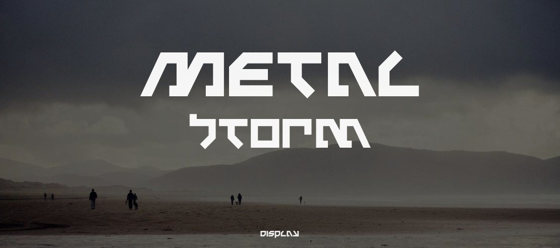 Metal Storm Font Family