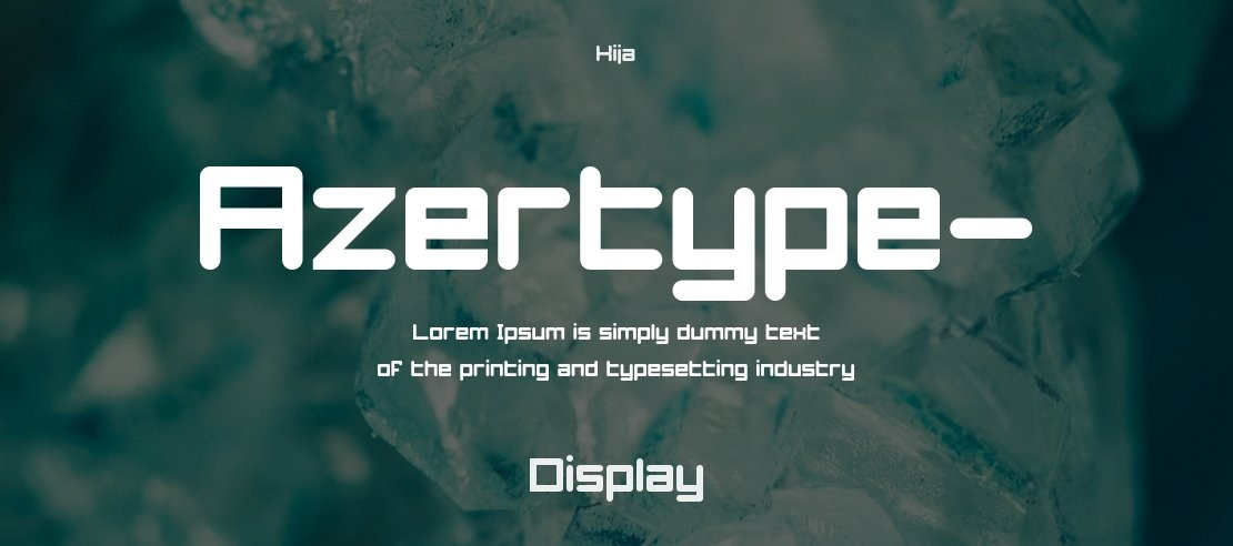 Azertype- Font