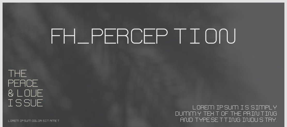 Fh_Perception Font